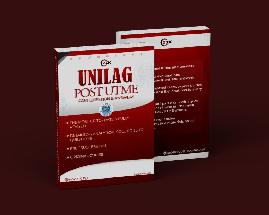 UNILAG Post UTME Past Questions and Answers PDF