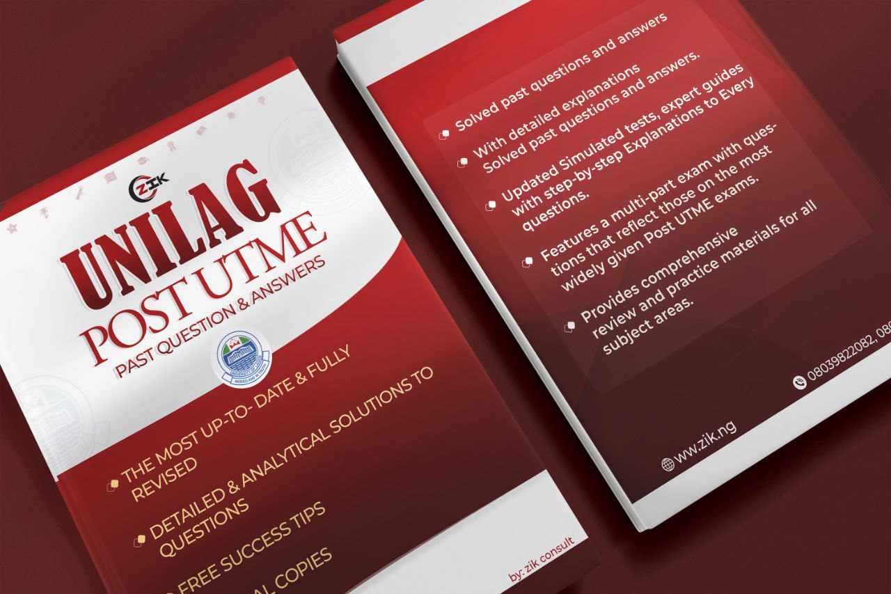 UNILAG Post UTME Past Questions and Answers PDF 1 UNILAG Post UTME Past Questions and Answers PDF Download
