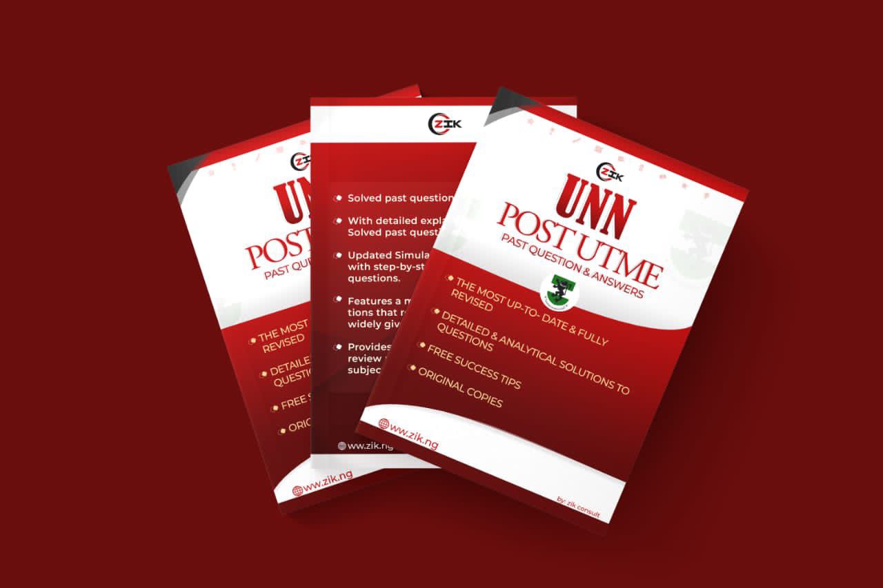 UNN Post-UTME Past Question and Answers