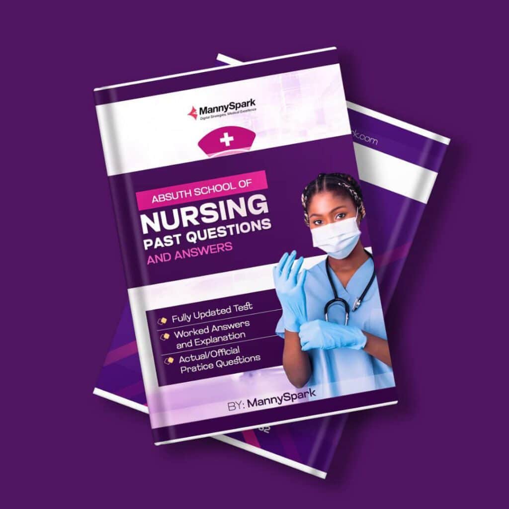 ABSUTH SCHOOL NURSING OF PAST QUESTIONS AND