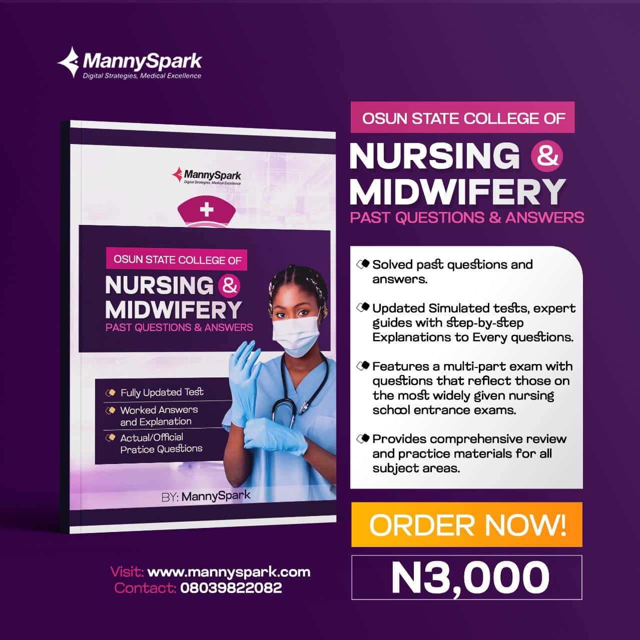Updated Osun State College Of Nursing And Midwifery Past Questions And Answers