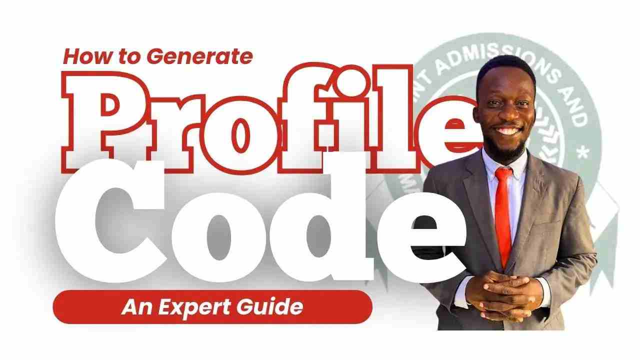 How to Generate Your 2026 JAMB Profile Code Step by Step 1 PRO