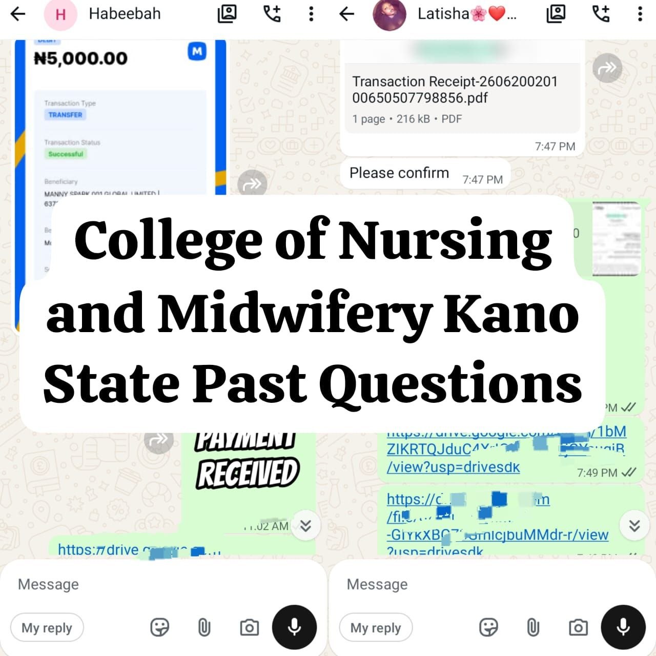 College of Nursing and Midwifery Kano State Past Questions and Answers 4 KANO