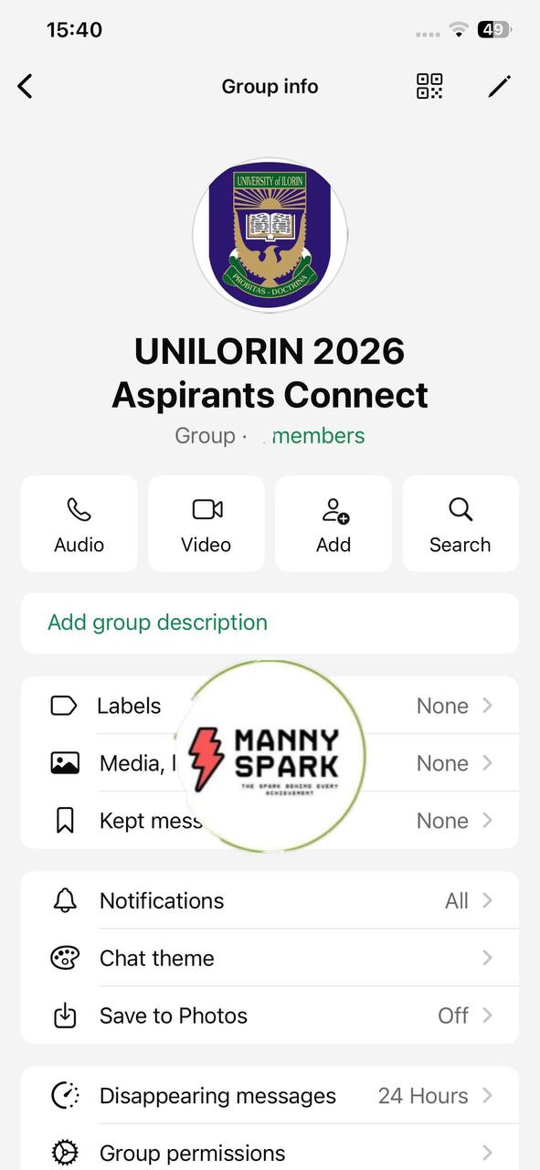 Join UNILORIN 2026 Post UTME Aspirants WhatsApp Group 3 Join UNILORIN 2026 Post UTME Aspirants WhatsApp Group