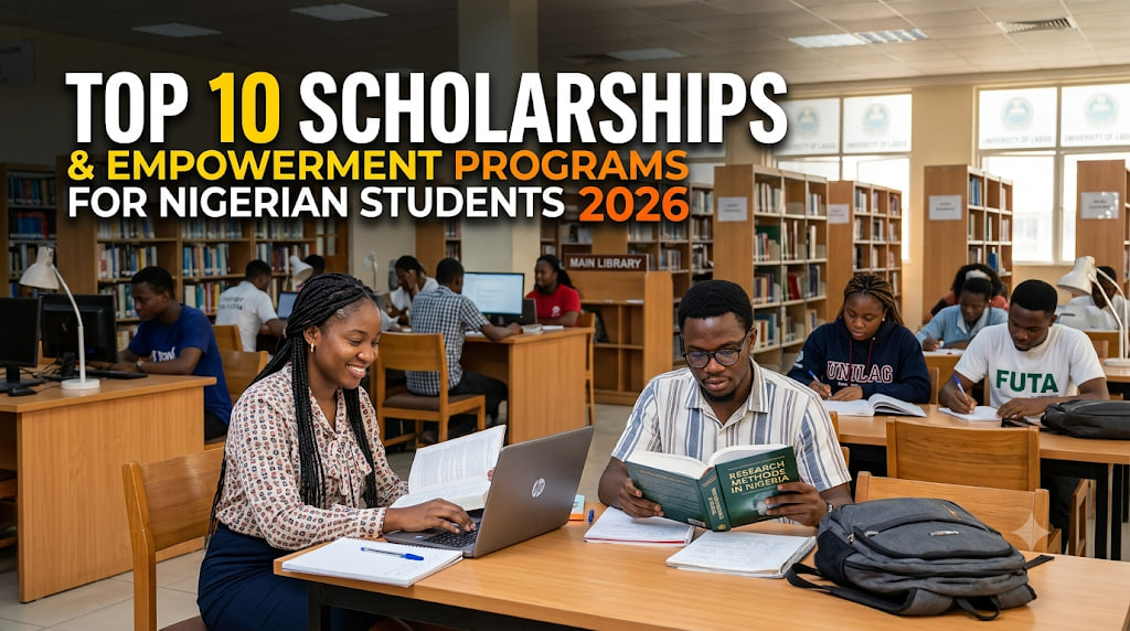 10 Outstanding Scholarships and Youth Empowerment Opportunities for Nigerian Students 2026 1 10 Outstanding Scholarships and Youth Empowerment Opportunities for Nigerian Students 2026